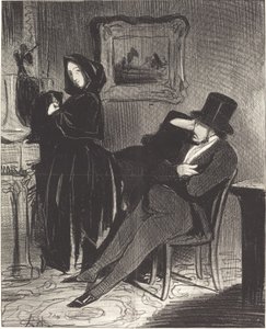 Useammin kuin minä ajan sinut... palloon... tekijältä Honoré Daumier