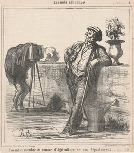 Maatalouslautakunnan jäsenenä... tekijältä Honoré Daumier