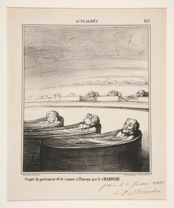 eduskuntaprojekti tekijältä Honoré Daumier