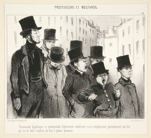Promenade hygienia tekijältä Honoré Daumier