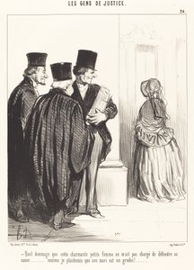 Harmi, että tämä ihana... nainen... tekijältä Honoré Daumier
