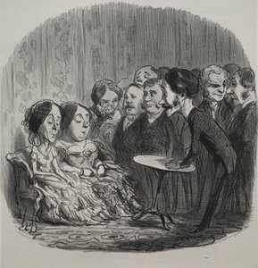 Rapping Spirits, 1851. finlandès tekijältä Honoré Daumier