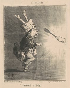 Holkin vastaanottaminen tekijältä Honoré Daumier