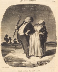 Leverrier-planeetan etsintä epäonnistui tekijältä Honoré Daumier