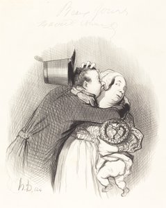 Maan tapaaminen tekijältä Honoré Daumier