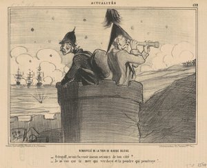Siniparran torni uusittu tekijältä Honoré Daumier