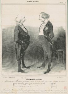 Pisteiden selvittäminen tekijältä Honoré Daumier