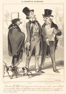 Epäilemättä herra Riflot on oikeassa... tekijältä Honoré Daumier