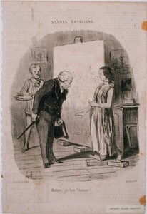 Työpajakohtaukset- Rouva, minulla on kunnia! tekijältä Honoré Daumier