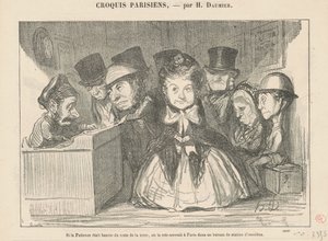 Jos kärsivällisyys karkoittaisi muilta... tekijältä Honoré Daumier