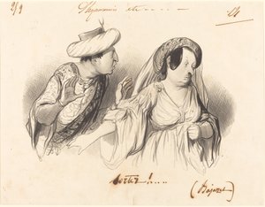 Pois!... (Bajazet) tekijältä Honoré Daumier