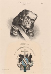 Soult (marsalkka) tekijältä Honoré Daumier