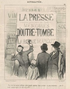Olet väärässä, kun haluat lähettää tämän... mainoksen... tekijältä Honoré Daumier