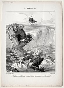 The Banqueters, levy 9: Mikä säälittävä ajatus meillä onkaan... tekijältä Honoré Daumier