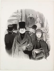 Elämän kauniit päivät, levy 59: Kun muotokuva on Salonissa tekijältä Honoré Daumier