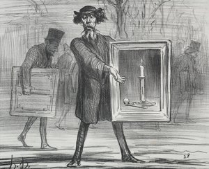 Vuoden 1859 näyttely (levy 1): He ovat kieltäytyneet tästä, tietämättömät! tekijältä Honoré Daumier