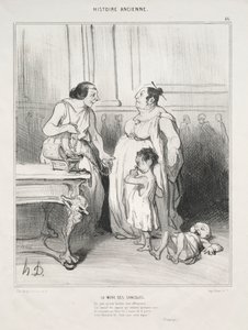 Gracchin äiti tekijältä Honoré Daumier