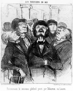 Pariisilaiset vuonna 1852 tutkimassa Delacroix