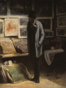 Print Collector, c. 185763. tekijältä Honoré Daumier