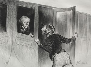 The Railroads, levy 11: Nukkumisen vaara matkalla tekijältä Honoré Daumier
