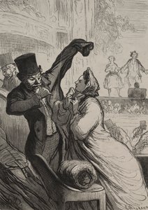 Teatteri: Viimeinen kohtaus. tekijältä Honoré Daumier