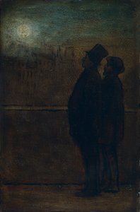 "Yökävelijat", 1828-1879 tekijältä Honoré Daumier