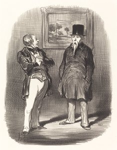 Odota...en tunnistanut sinua... tekijältä Honoré Daumier