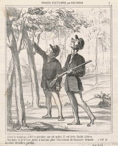Täällä varpunen on istunut tekijältä Honoré Daumier