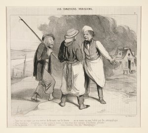 Tässä! minä, joka ajatteli, että olimme juuri löytäneet autiosaaren tekijältä Honoré Daumier