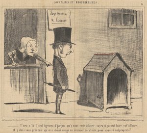 Olet ainoa pojan majoitus... tekijältä Honoré Daumier