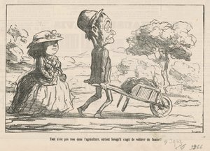 Maataloudessa kaikki ei ole ruusuista... tekijältä Honoré Daumier
