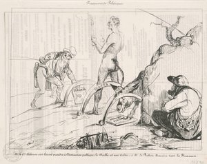 Poliittisia ansoja tekijältä Honoré Daumier