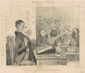 Opettajien surullinen kohtalo... tekijältä Honoré Daumier
