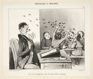 Opettajien surullinen kohtalo? - #19 pf Professorit ja sinapit tekijältä Honoré Daumier