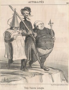 Kolme köyhää sokeaa tekijältä Honoré Daumier