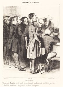 Kolme tuntia tekijältä Honoré Daumier