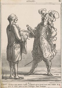 Turgot -- No minun köyhä asunnoni... tekijältä Honoré Daumier