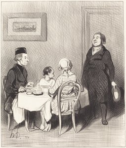 Ystävä on krokotiili... tekijältä Honoré Daumier