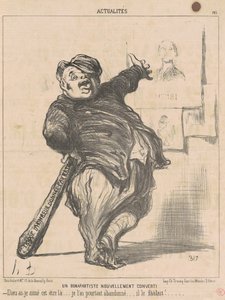 Äskettäin kääntynyt bonapartisti tekijältä Honoré Daumier