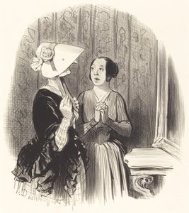 Pamela hattu tekijältä Honoré Daumier