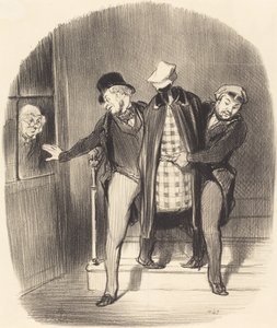 Hiljainen liike tekijältä Honoré Daumier