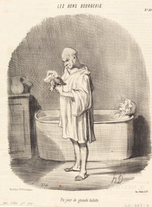 Hieno wc-päivä tekijältä Honoré Daumier