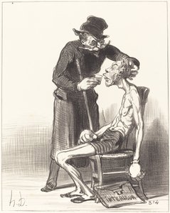 Onneton painija tekijältä Honoré Daumier