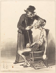 Onneton painija tekijältä Honoré Daumier