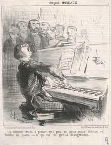 Herrasmies, joka haluaa todistaa pystyvänsä... tekijältä Honoré Daumier