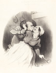 Paluu nuoruuteen tekijältä Honoré Daumier
