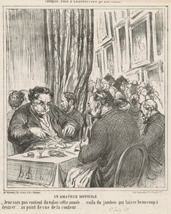 Vaikea amatööri tekijältä Honoré Daumier