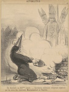 1800-luvulla palava kirja tekijältä Honoré Daumier