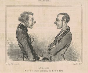 Esimerkki siitä, mitä kutsumme...les beaux de paris tekijältä Honoré Daumier