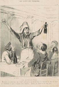 Viimeinen malja tekijältä Honoré Daumier